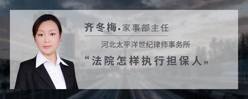 法院怎样执行担保人
