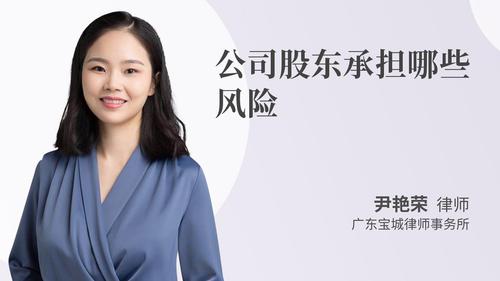 公司股东承担哪些风险