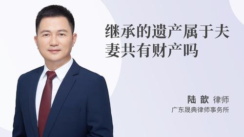 继承的遗产属于夫妻共有财产吗