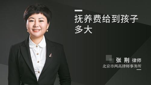 抚养费给到孩子多大