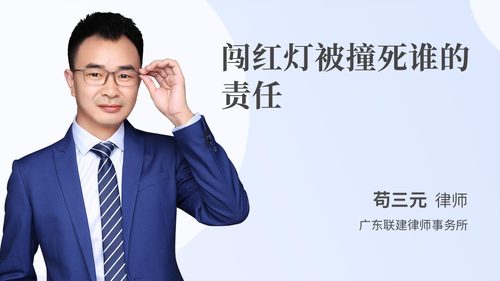 闯红灯被撞死谁的责任