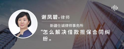 怎么解决借款担保合同纠纷