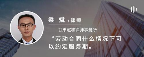 劳动合同什么情况下可以约定服务期