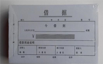 个人借据的标准格式怎么写