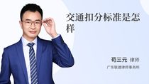 交通扣分标准是怎样