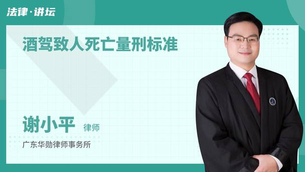 酒驾致人死亡量刑标准