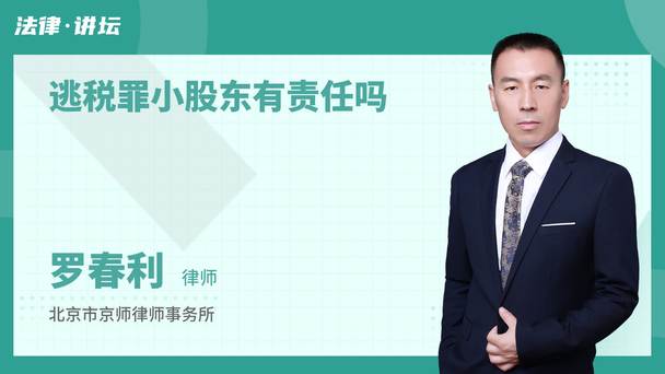 逃税罪小股东有责任吗