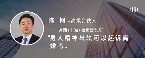 男人精神出轨可以起诉离婚吗